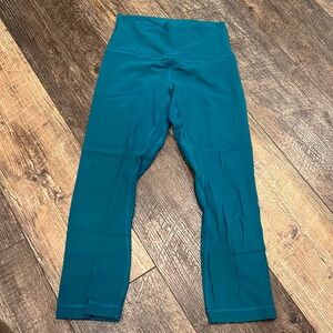 Blue 21” lululemon align legging
